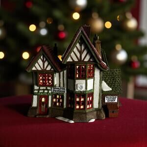 Department 56 Dickens' Village “Hembleton Pewterer” Lighted Christmas Village